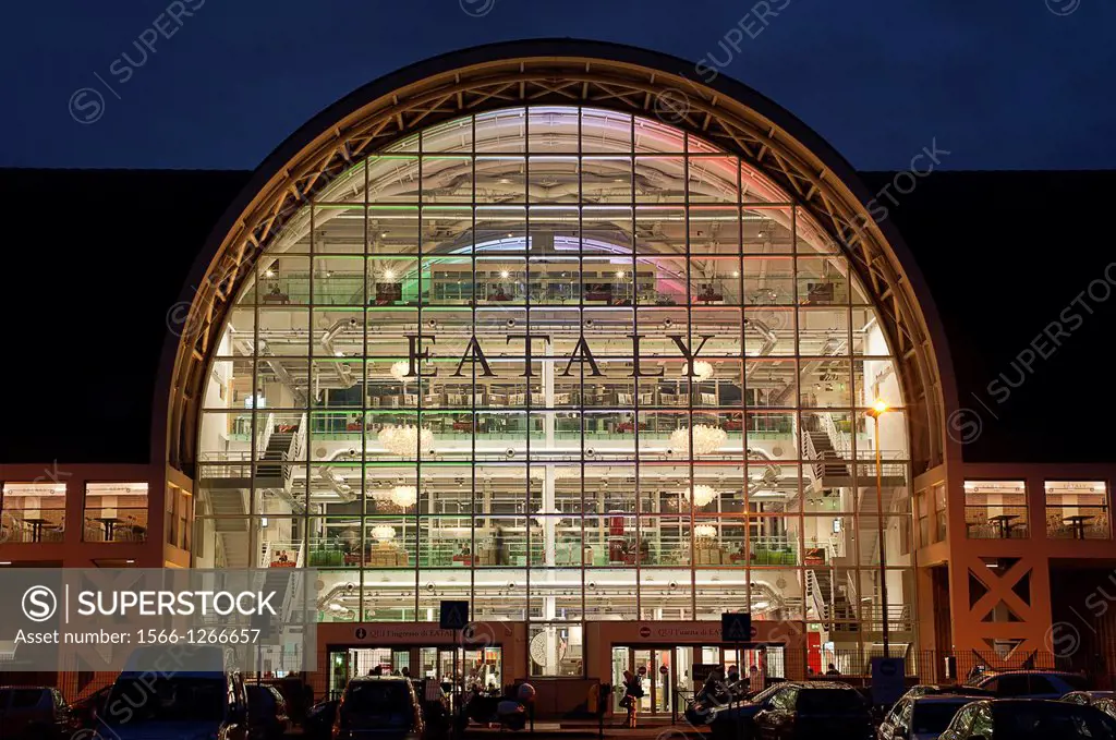 Exterior View of Eataly Rome. The Former Terminal of Ostiense. Rome, Italy