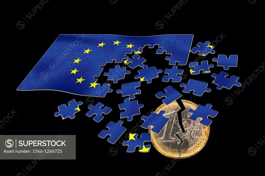 Broken euro splits the EU cooperation. Europe.