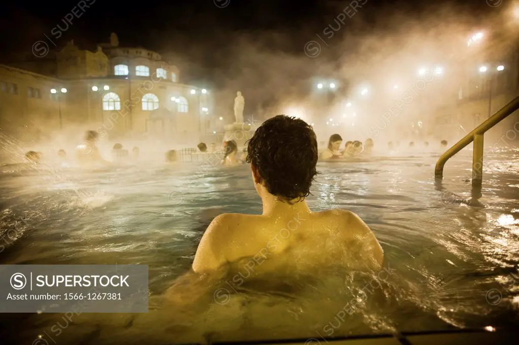 Szechenyi Bath and Spa Budapest. Budapest, Hungary, Europe