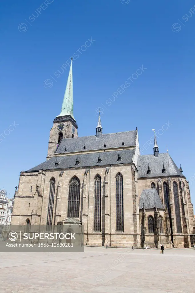 St Bartholomew cathedral, Pilsen, Czech Republic.