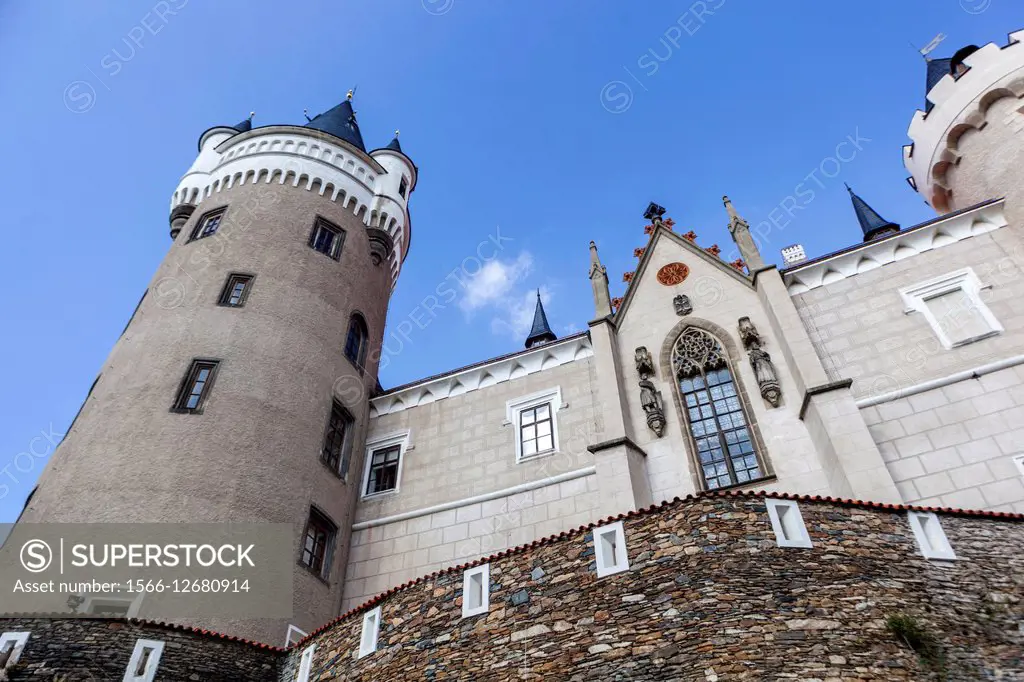 Zleby Castle in East Bohemia, Czech Republic.
