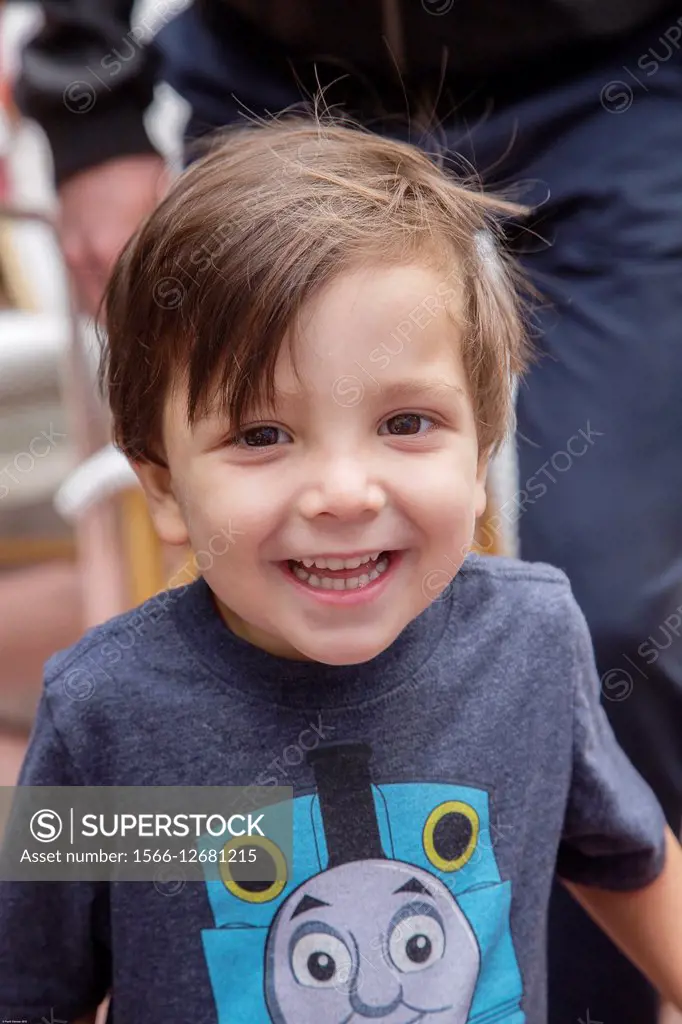 Portrait of happy, smiling 3 year old boy