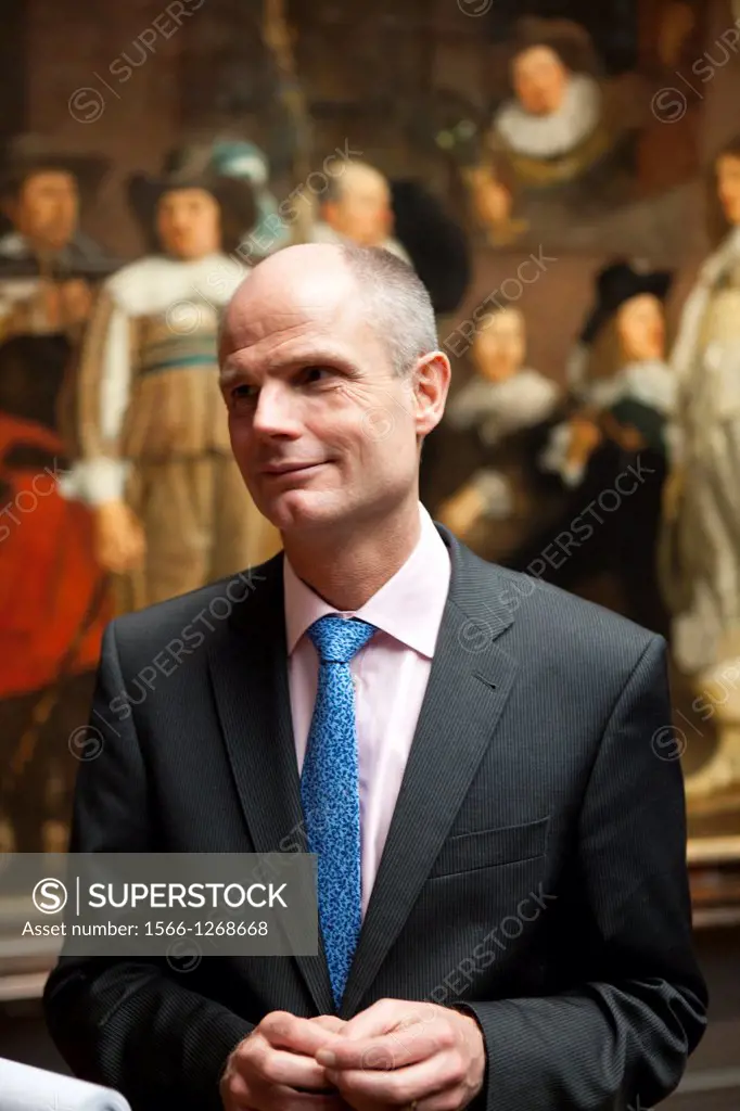Dutch minister Stef Blok of 'housing and municipality services' at the opening of the rijksmuseum, amsterdam'