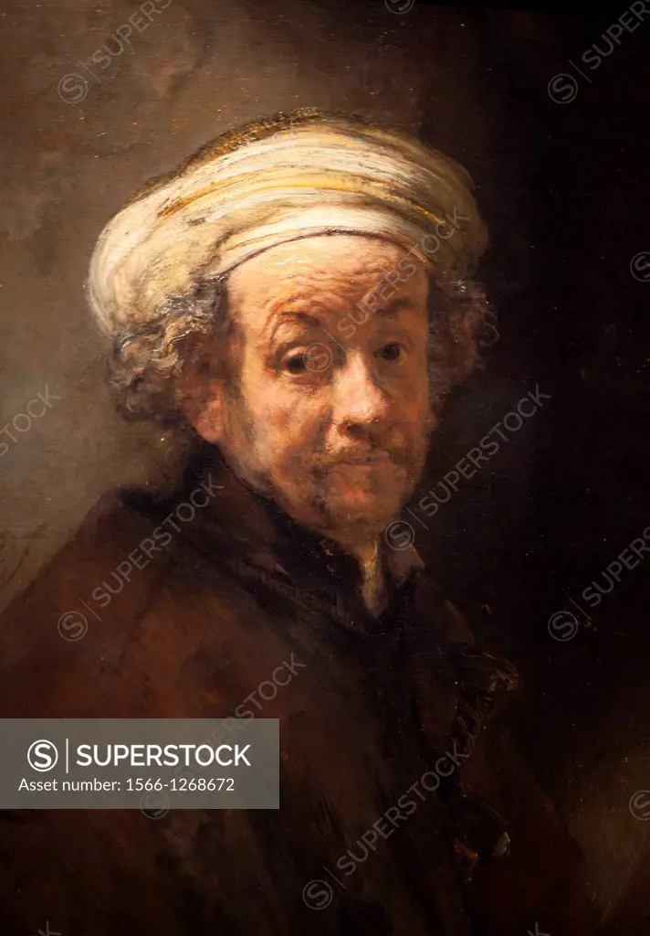 self portrait of Rembrandt van Rijn, rijksmuseum