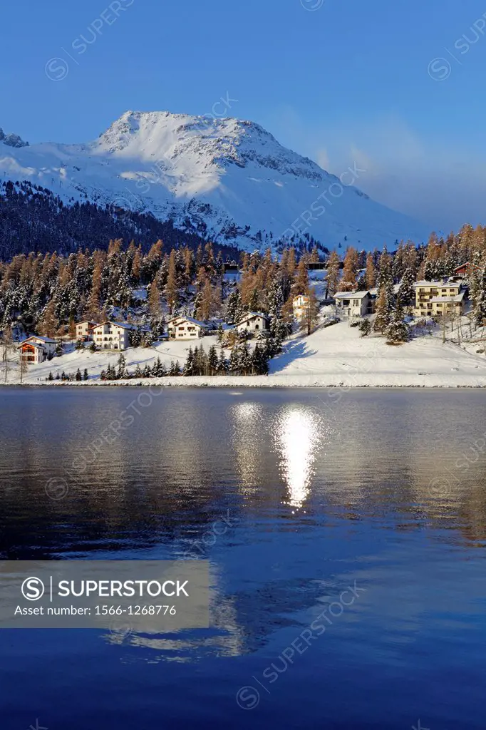 Saint Moritz Lake, Graubunden Canton, Switzerland