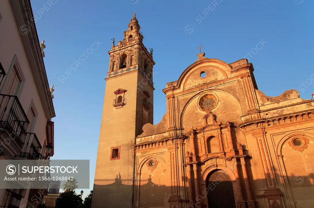Church Santa Maria de la Granada -17th century, Moguer, Huelva-province, Region of Andalusia, Spain