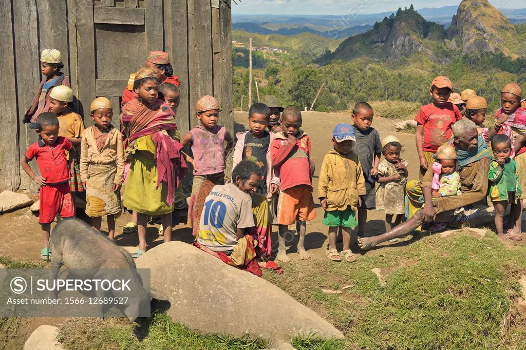 Zafimaniry village, South Madagascar
