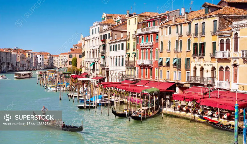 Venice - Grand Canal (Canal Grande), Italy, UNESCO.