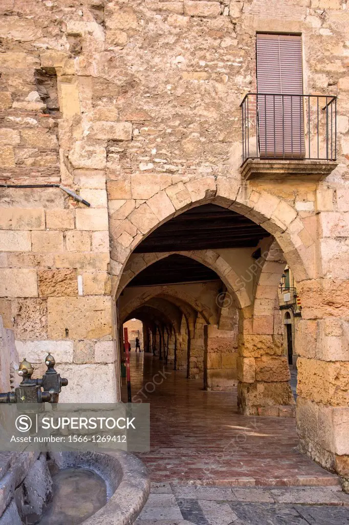 Spain , Catalunya Region , Tarragona City , (UNESCO) , Civaderia Street , Tarragona Old district