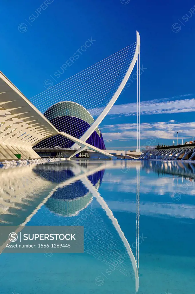 Spain , Valencia City, the city of Arts and Science built by Calatrava