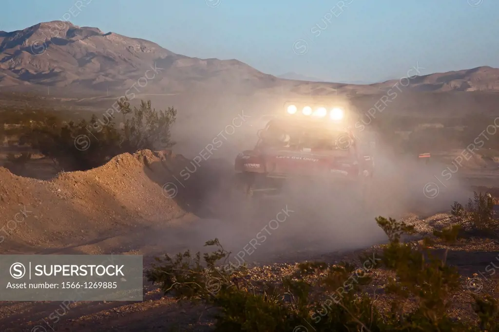Jean, Nevada - The Mint 400 off-road auto race through the Mojave Desert near Las Vegas.