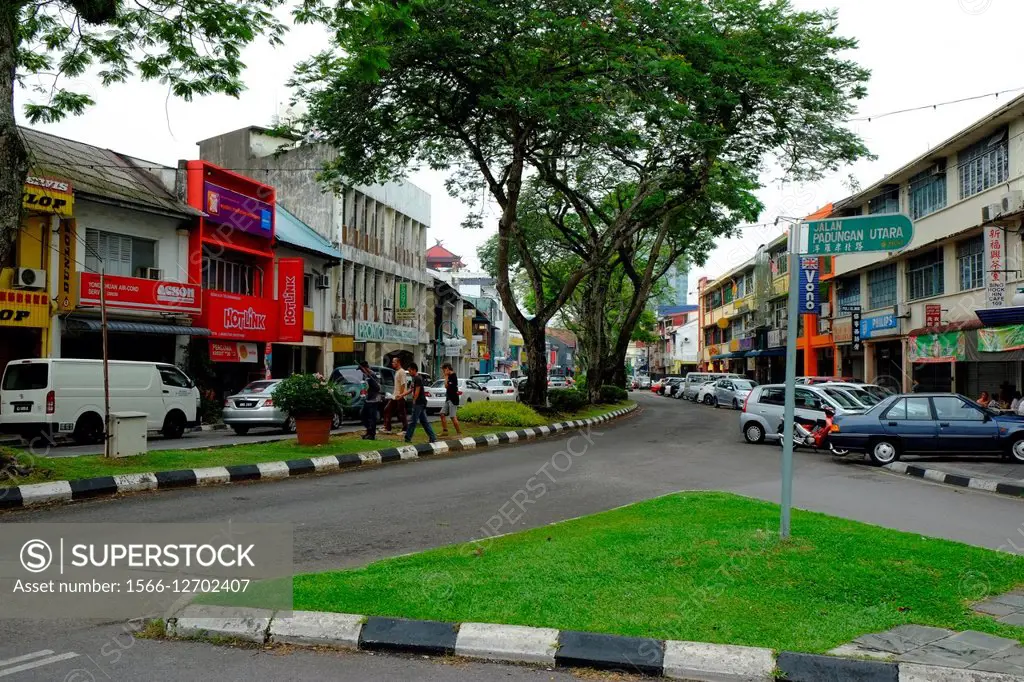 Padungan area of Kuching, Kuching, Sarawak, Malaysia, Borneo