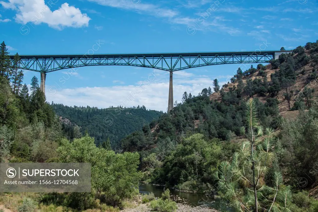 The Foresthill bridge is California´s highest.