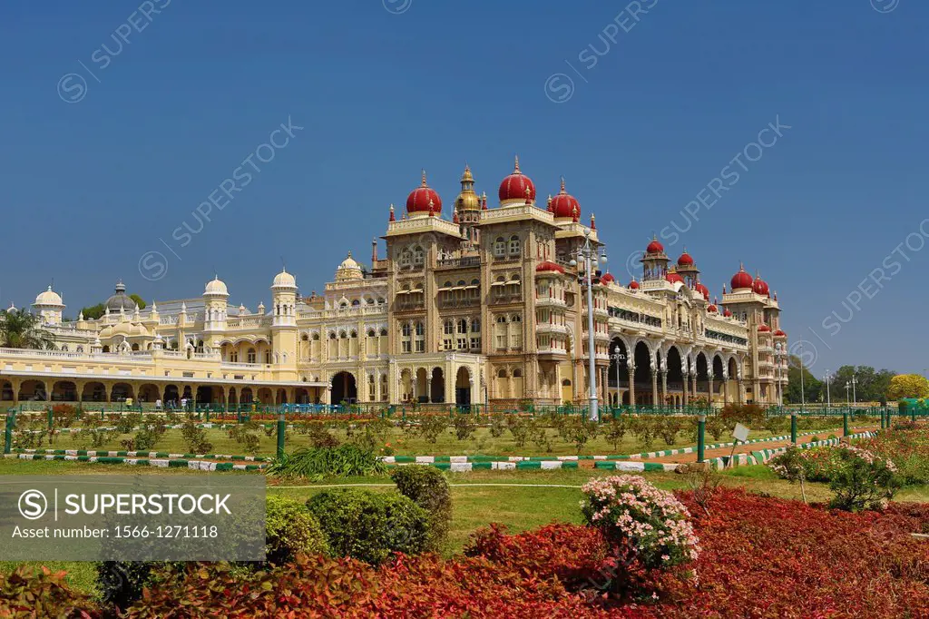 India , Karnataka State , Mysore City, Mysore Palace
