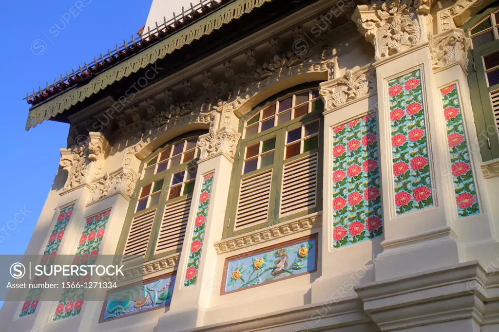 Singapore, Petain Road, Petain Court, renovated, shophouses, porcelain tiles, roses, residence,