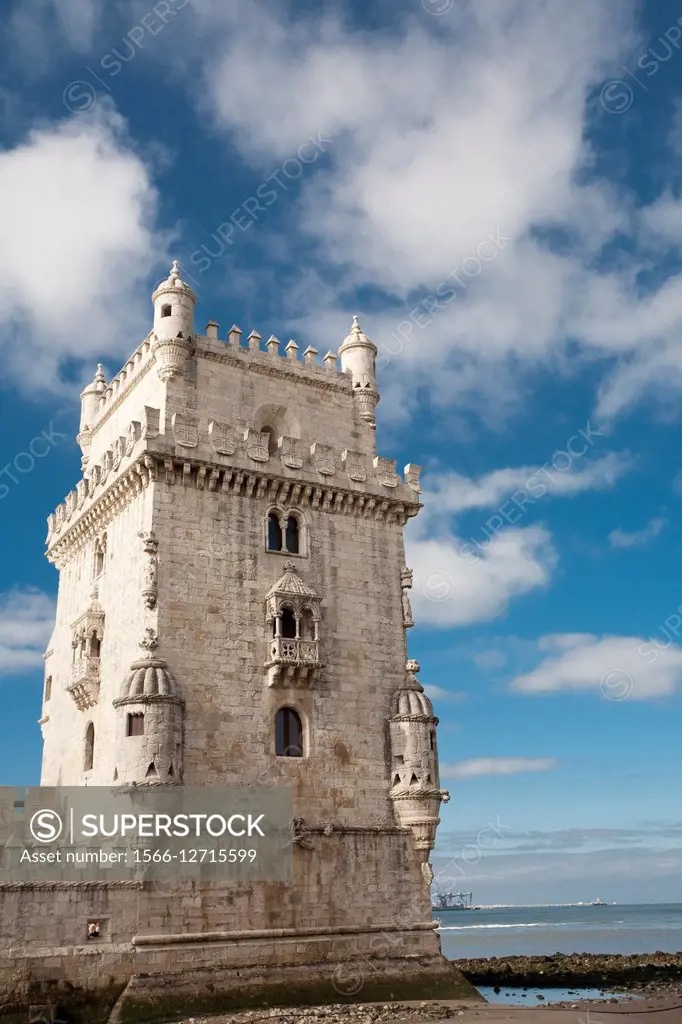 Belem Tower Belem Lisbon Portugal.