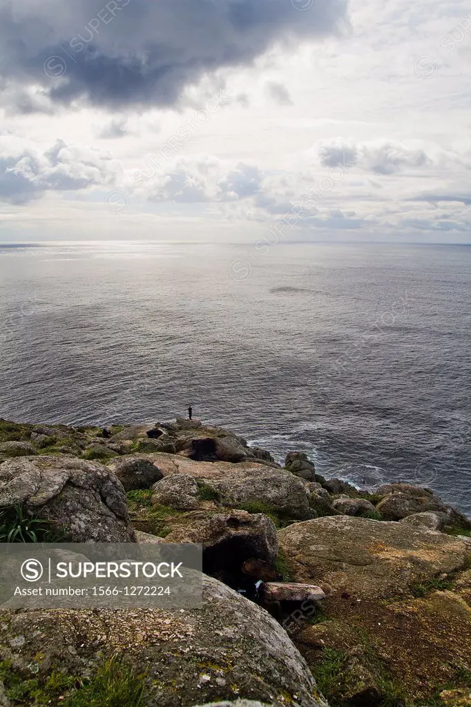 Photography from the lighthouse at Finisterre, the end of the Way to Sant James, Spain.