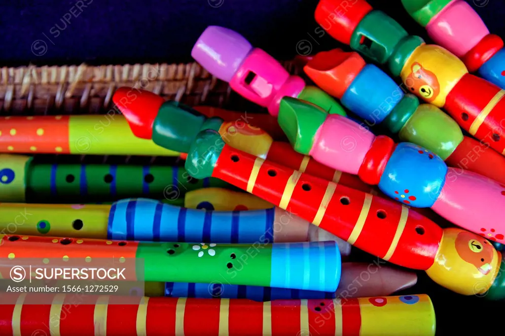 Child flutes, toys
