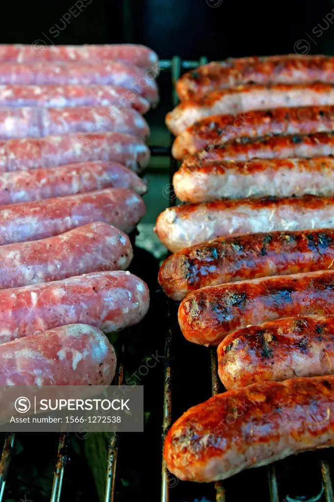 sausages, barbecue