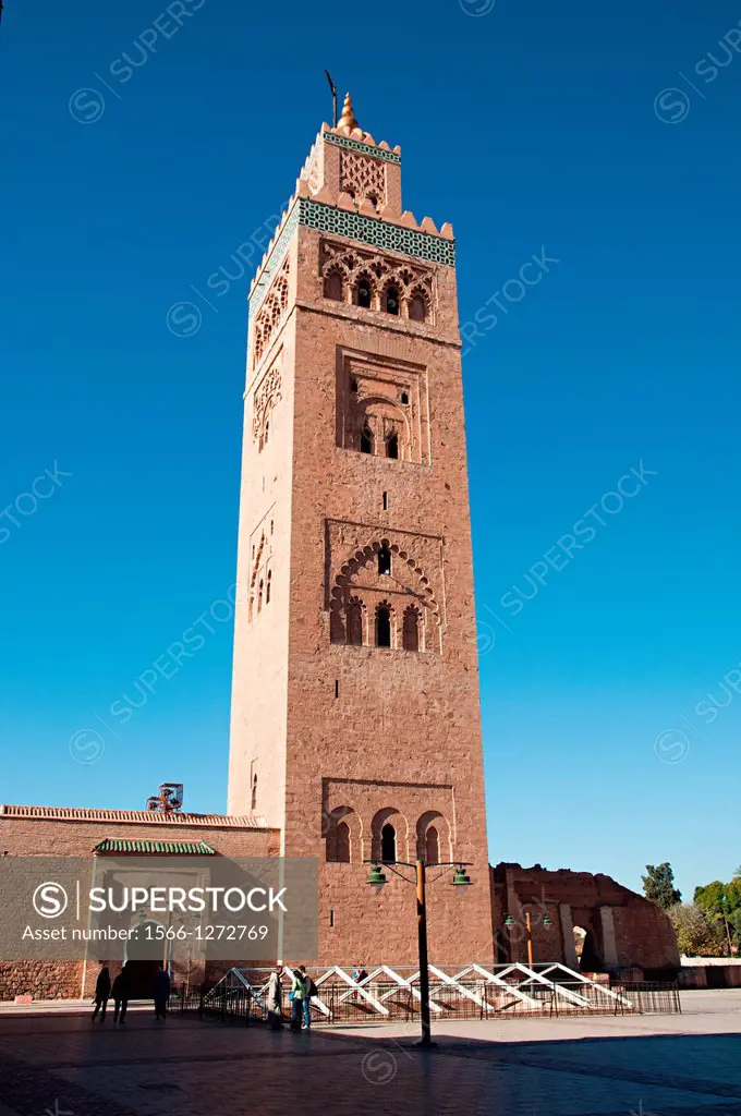 Koutoubia mosque. Marrakech, Morocco.