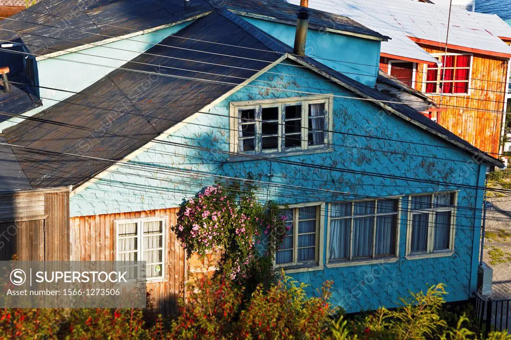 traditional house in castro in chiloe