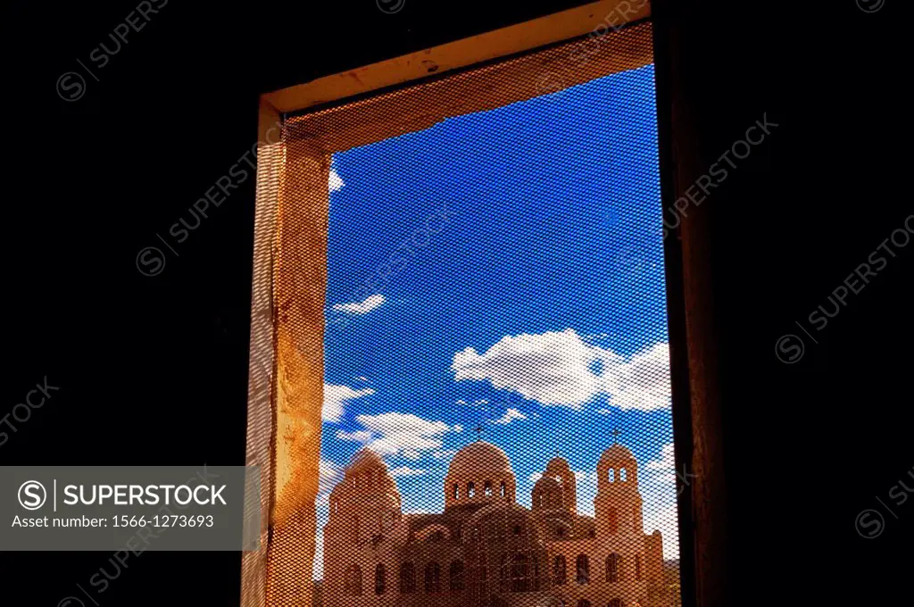 The Paromeos Monastery, also known as Baramos Monastery, is a Coptic Orthodox monastery located in Wadi El Natrun (the Nitrian Desert), Beheira Govern...