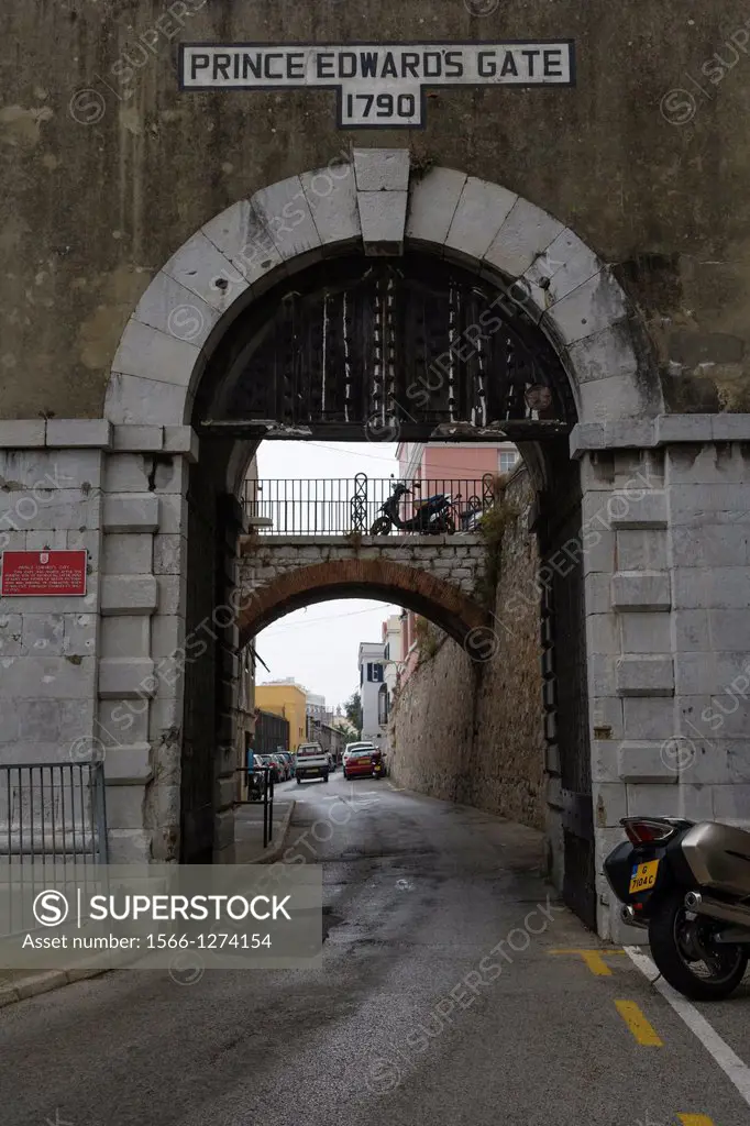 Prince Edwards Gate, Gibraltar.