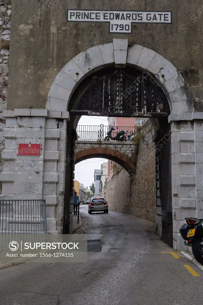 Prince Edwards Gate, Gibraltar.
