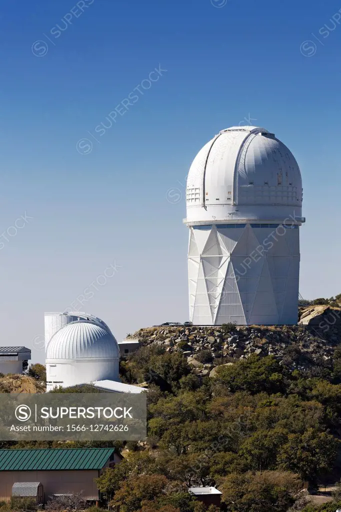 Mayall Telescope, Kitt Peak National Observatory, Arizona.