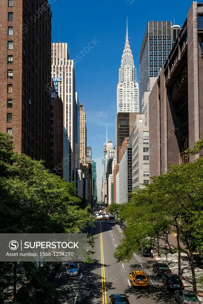 Midtown, Manhattan, with view on Chrysler Building, New York City, New York, USA, PublicGround