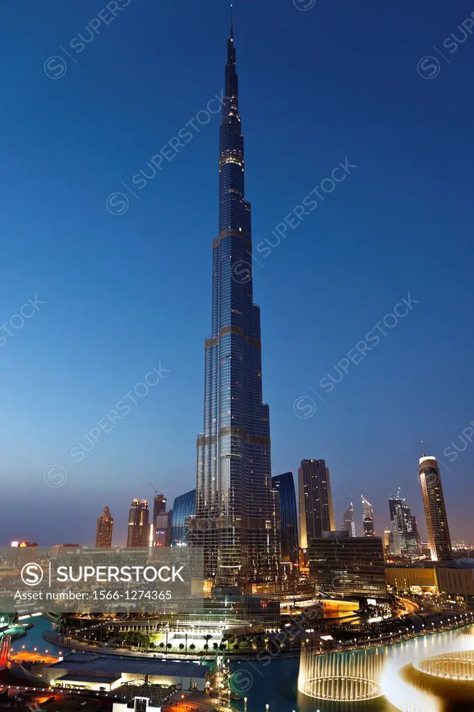 Burj Khalifa tower in Dubai
