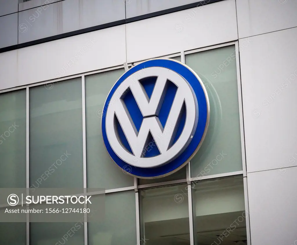 A Volkswagen dealer in Manhattan in New York on Tuesday, September 22, 2015. The U. S. Environmental Protection Agency has alleged that a defeat devic...