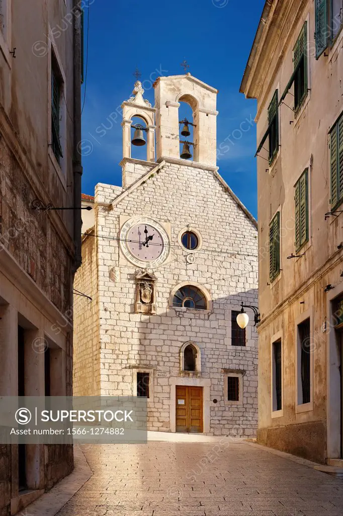 Croatia - Sibenik Old Town, the Church of Saint Barbara, Dalmatia, Croatia.