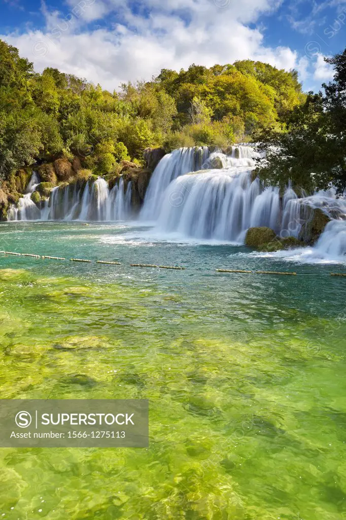 Croatia - Krka National Park, waterfall on the Krka River, Croatia.