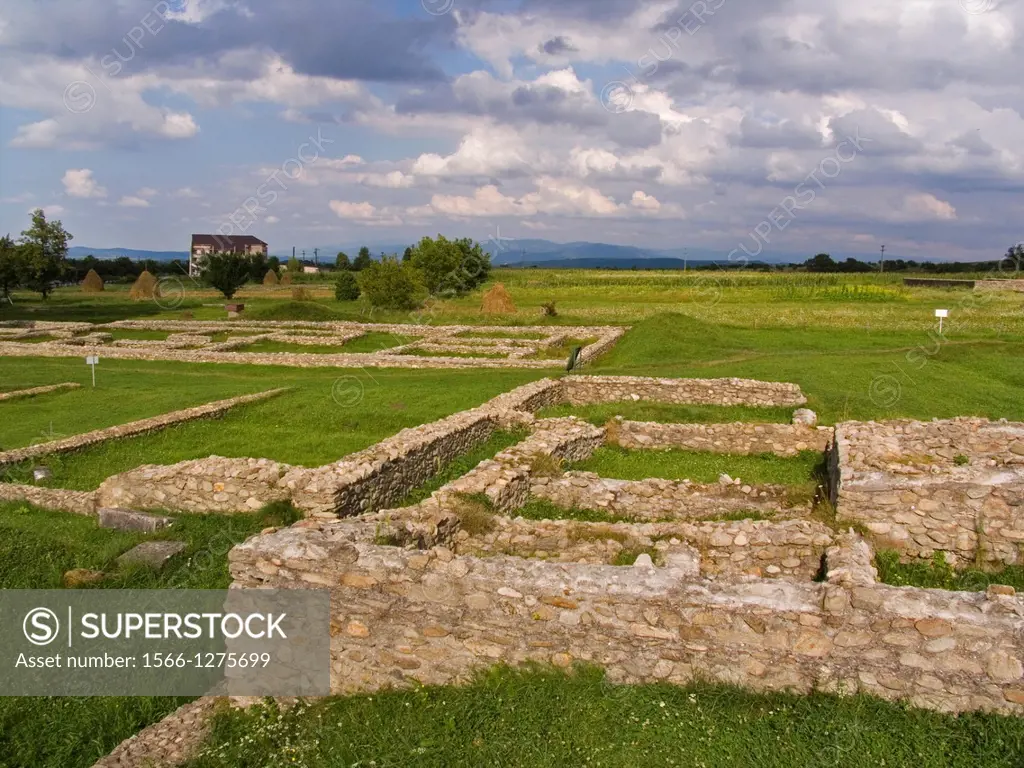 europe, romania, transylvania, roman ruins of sarmizegetusa, deva area.
