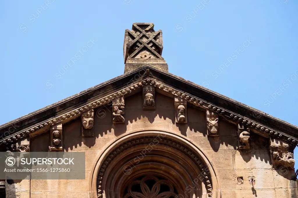 Monastery of San Pedro el Viejo in Heusca, Aragon, Spain.