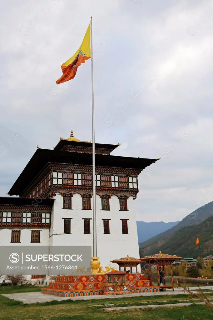 Bhutan (kingdom of), City of Thimphu, the TashichoeDzong