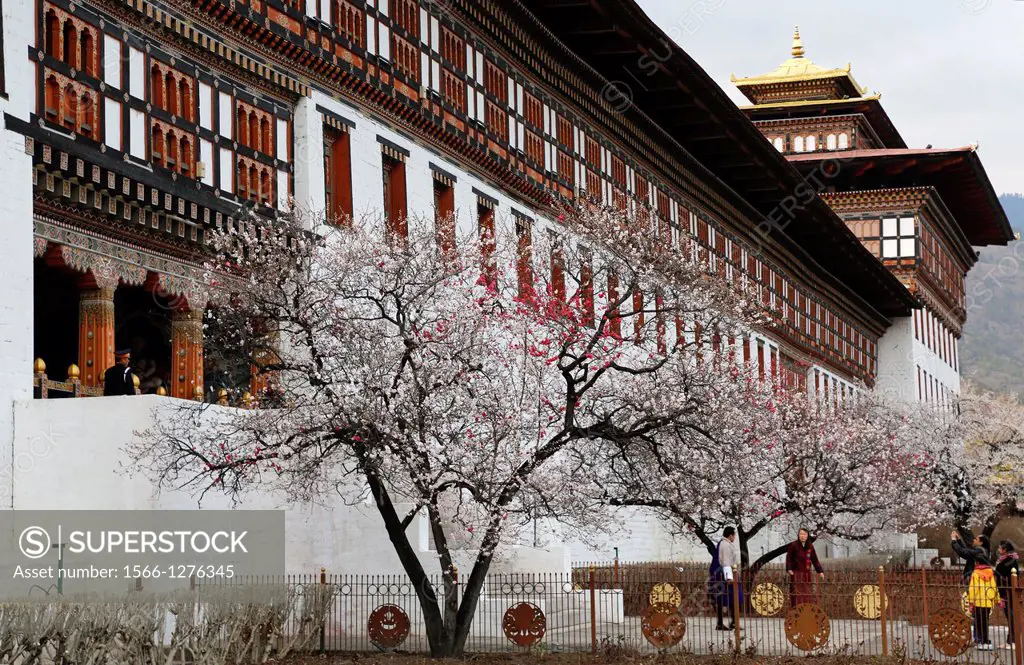 Bhutan (kingdom of), City of Thimphu, the TashichoeDzong
