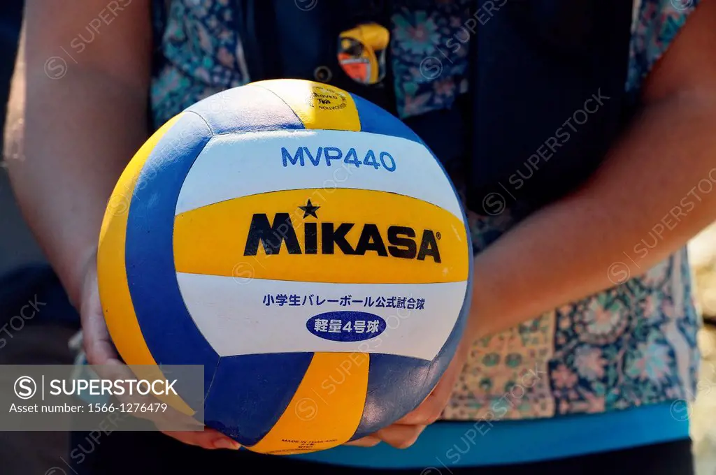 A volleyball with Japanese script washed up on South Moresby Island, Haida Gwaii (Queen Charlotte Islands) Gwaii Haanas NP, , Canada.