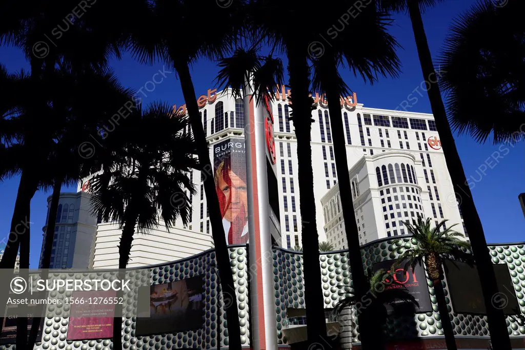 Planet Hollywood hotel and casino on the Strip in Las Vegas, Nevada, USA