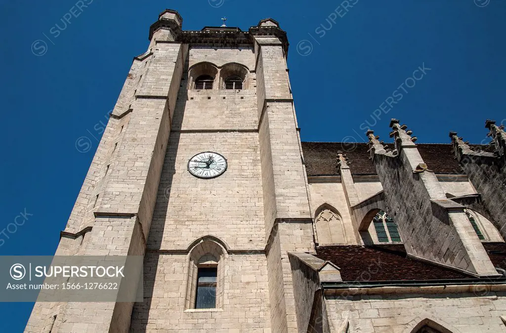Collegiate of Notre-Dame XVIth Century, Dole, Jura, Franche-Comté, France.
