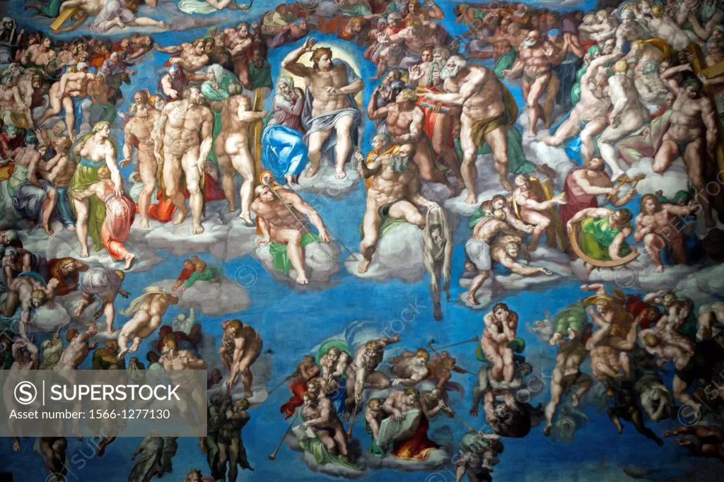 Michelangelo´s ´Last Judgement´, Sistine Chapel, Vatican Museum, Rome, Italy