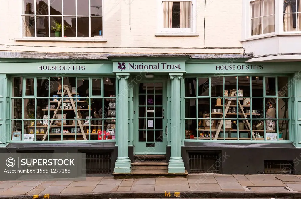 The National Trust Shop store in Salisbury , Wiltshire , England , Britain , Uk.