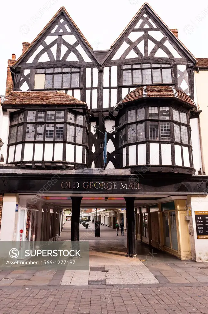 The Old George Mall in Salisbury , Wiltshire , England , Britain , Uk.