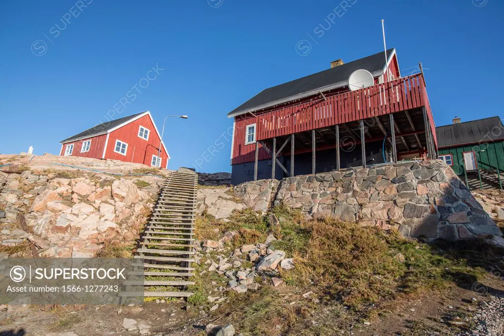 Village of Ittoqqortoormiit, Scoresbysund, Sermersooq Municipality, Greenland.
