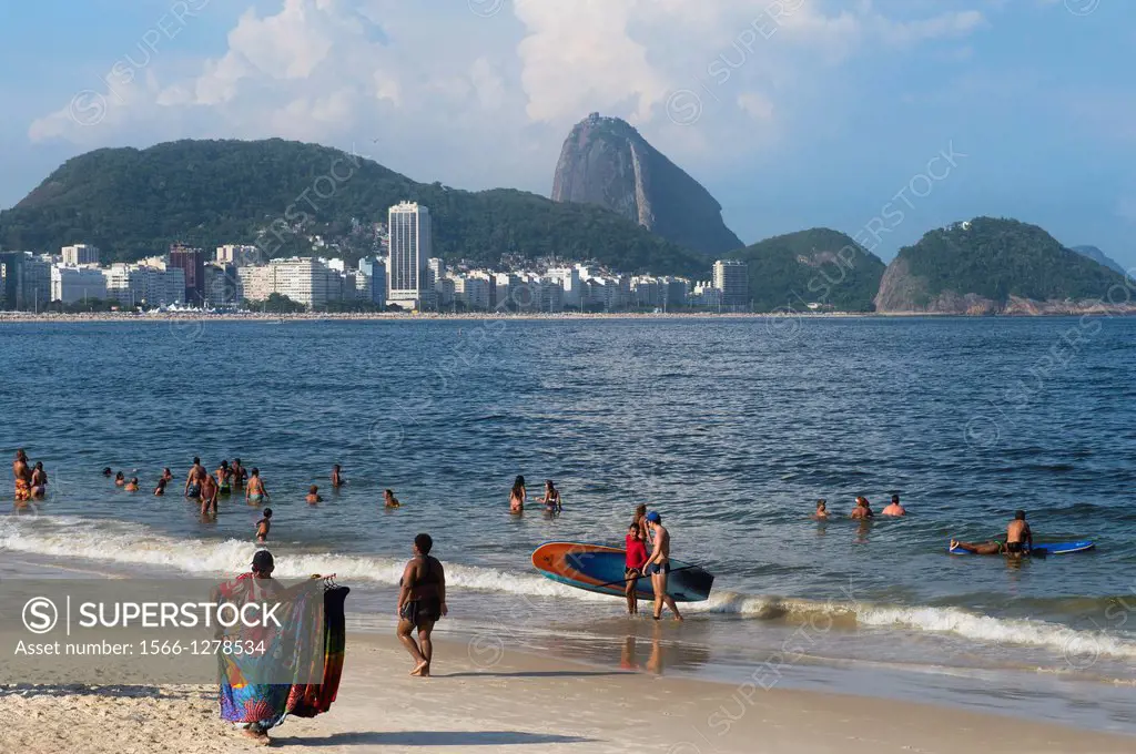 Copacabana beach, Rio de Janeiro, Brazil.
