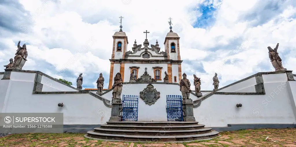 Santuario de Bom Jesus de Matosinhos, Aleijandinho masterpiece, Congonhas do Campo, Minas Gerais, Brazil.