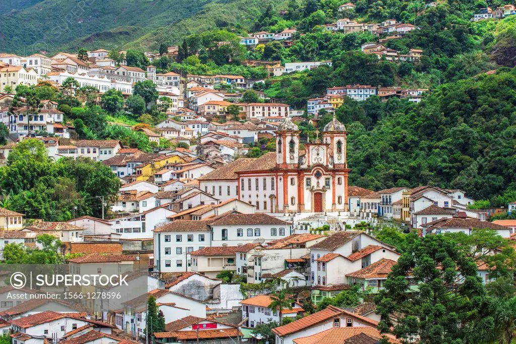 Nossa Senhora do Conceiçao Church, Ouro Preto, Minas Gerais, Brazil.