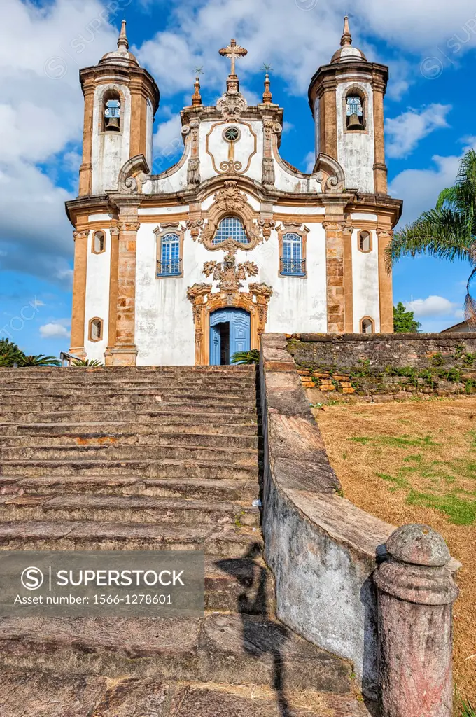 Nossa Senhora Do Carmo Church, Ouro Preto, Minas Gerais, Brazil.