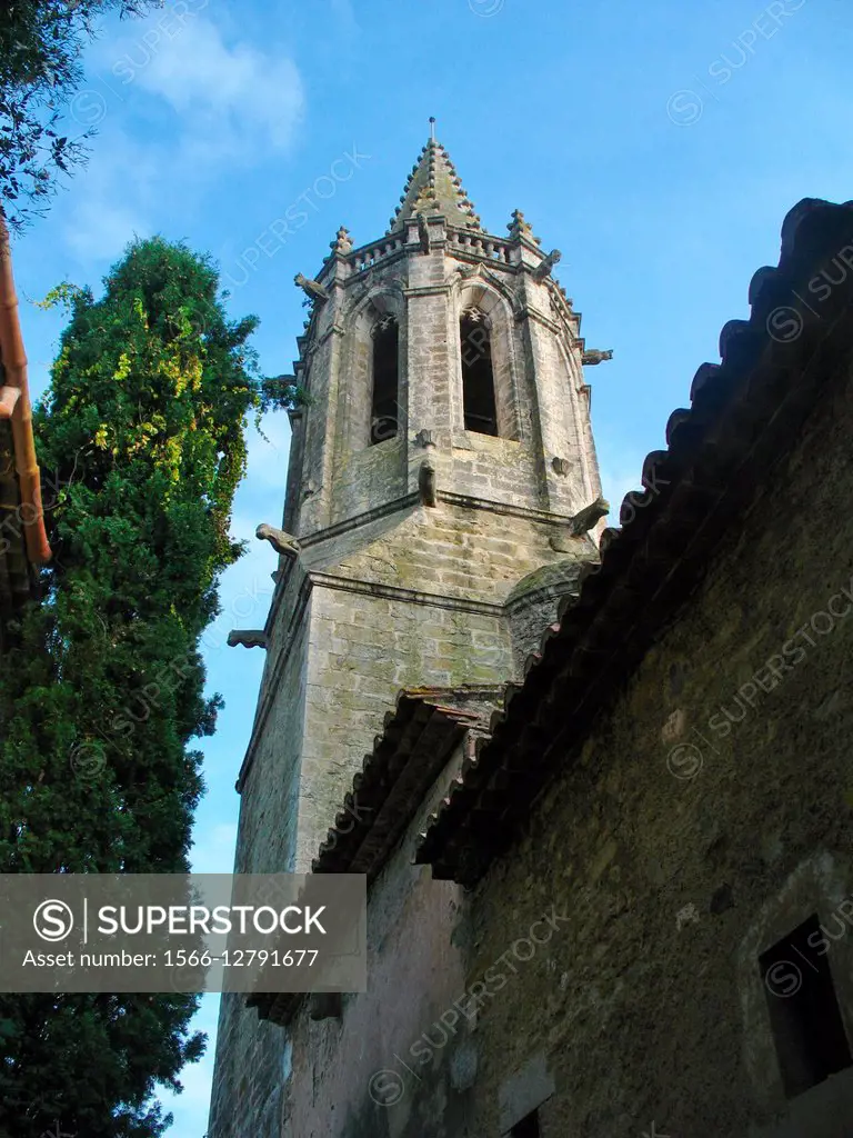 Church of San Marti Vell, Girona province, Catalonia, Spain